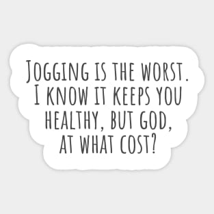 Jogging Sticker